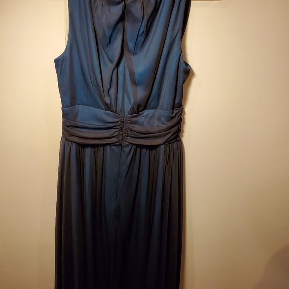 Laura Pretty Blue-Green Dress - Picture 4 of 5